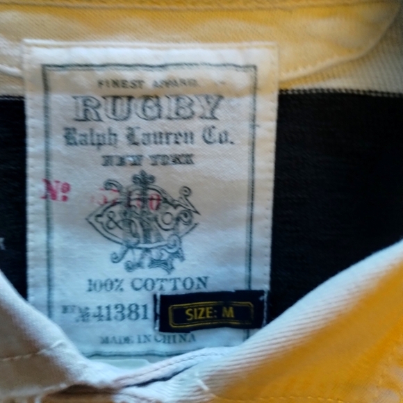 Vtg Rugby Ralph Lauren Rugby Polo - Picture 5 of 8